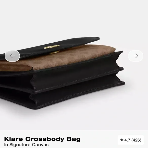 Coach Black and Brown Crossbody Bag - Picture 14 of 15